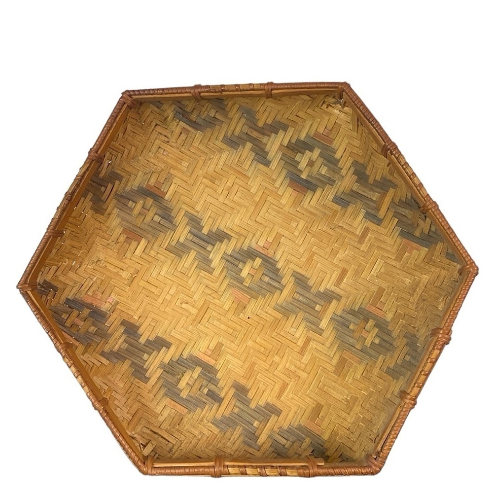 Vintage XO hexagon basket